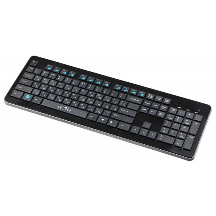клавиатура беспроводная Oklick 870S (KB-406W) slim black