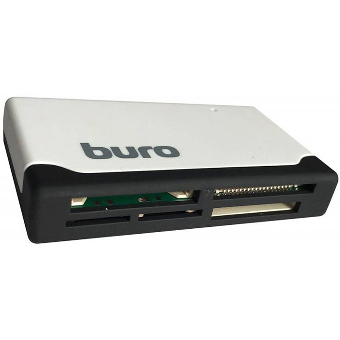 картридер Buro USB 2.0 (BU-CR-2102) White