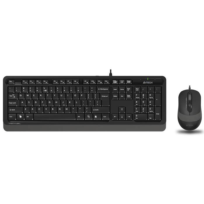 комплект A4Tech клавиатура + мышь A4 Fstyler F1010 black/grey