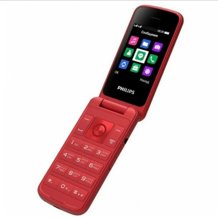 Телефон Philips Xenium E255 (Red) 8670 001 69825