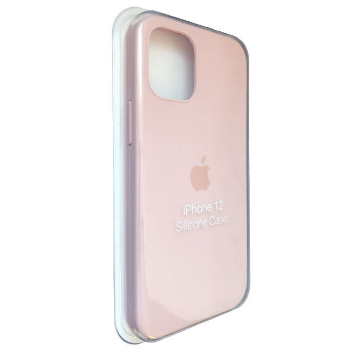 накладка для iPhone 12 mini Silicone Case (Пудра)