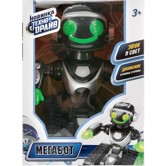 Робот Техно драйв На батарейках со светом и звуком 296611 (B1759156-R)