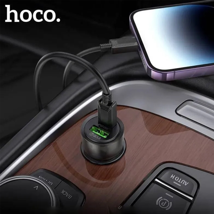 эмулятор питания USB в автомобиль - Hoco  Z52, black