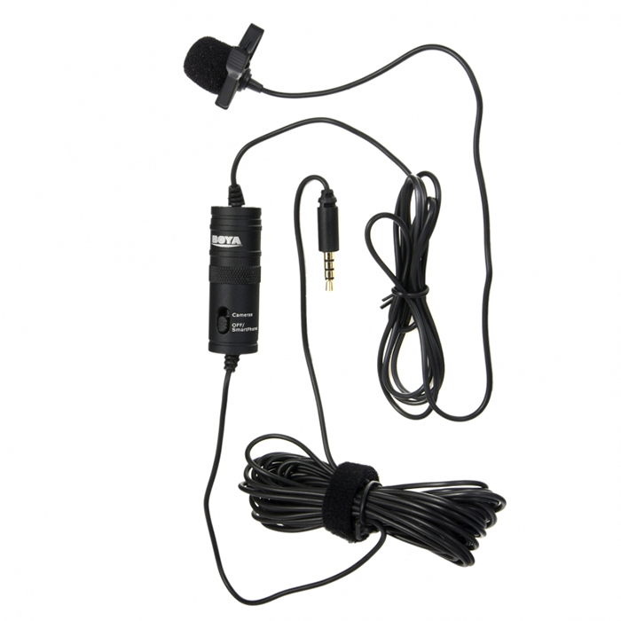 BOYA петличный всенаправленный микрофон BY-M1