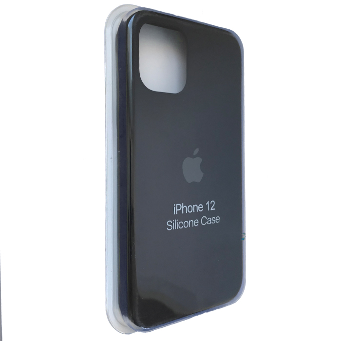 накладка Silicone Case для iPhone 12 mini (Угольно серый)