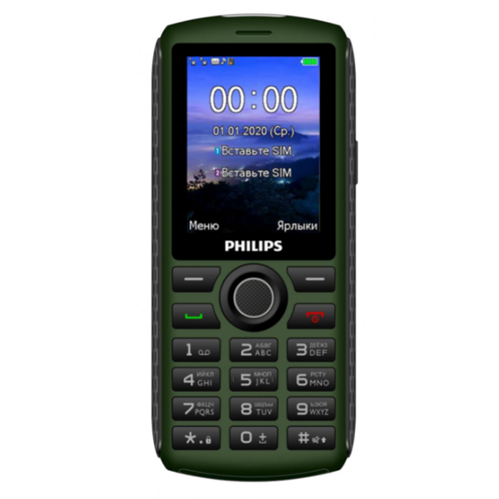 Телефон Philips Xenium E218 Green 867000172962