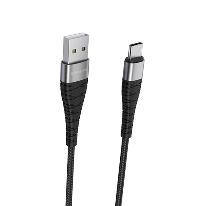 Кабель BOROFONE BX32 Munificent USB - USB Type-C, 1 м, черный