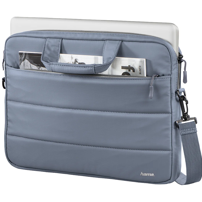 сумка для ноутбука 15,6" HamaToronto серый/голубой (00101851)