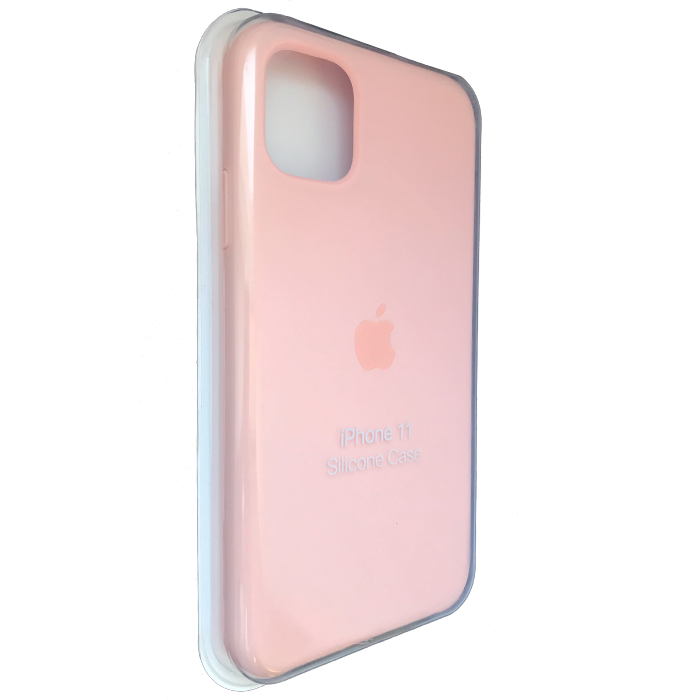 накладка Silicone Case для iPhone 11 (Персиковый Светлый)