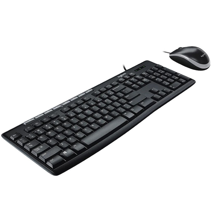 комплект клавиатура и мышь Logitech Desktop MK200 (920-002694) USB