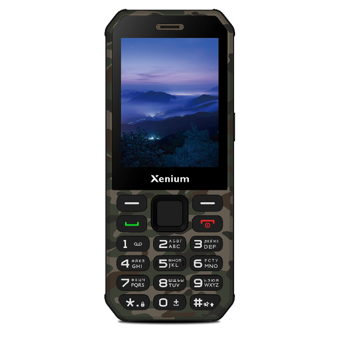 XENIUM Мобильный телефон Х300, хаки 2031692