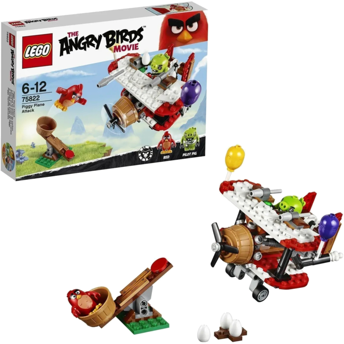 Конструктор LEGO Angry Birds Самолетная атака свинок 75822