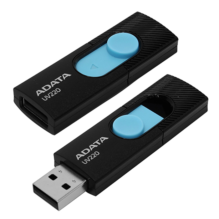 Флешка 32GB A-Data USB2.0 AUV220 (AUV220-32G-RBKBL) Black/Blue