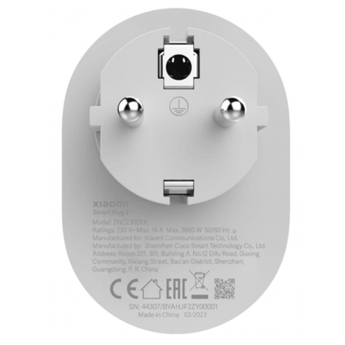 Умная розетка Xiaomi Smart Power Plug 2 EU (BHR6868EU)
