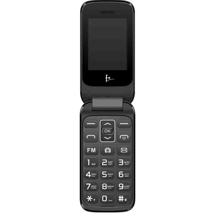 F+ Мобильный телефон Flip 280, черный