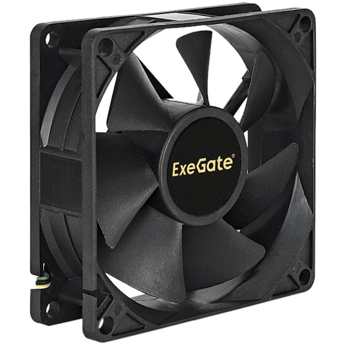 Вентилятор для корпуса ExeGate EX08025SM черный 1 шт.