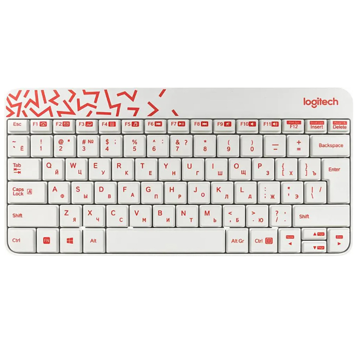 комплект беспроводной клавиатура и мышь Logitech Wireless Desktop Combo MK240 (920-008212
) White