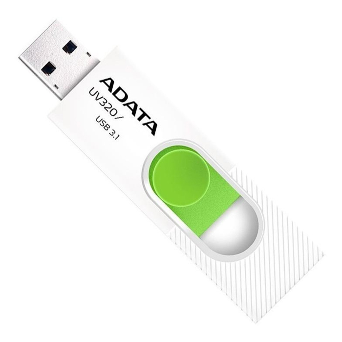 Флешка 128GB A-Data USB3.2 AUV320 (AUV320-128G-RWHGN) White-Green