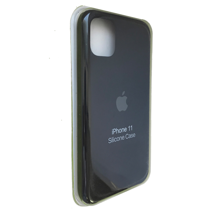 накладка Silicone Case для iPhone 11 (Черный)