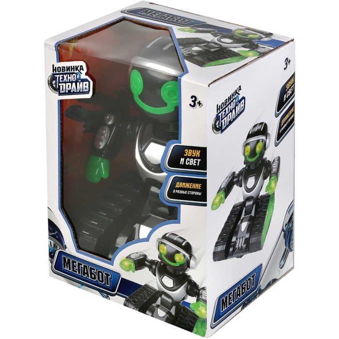 Робот Техно драйв На батарейках со светом и звуком 296611 (B1759156-R)