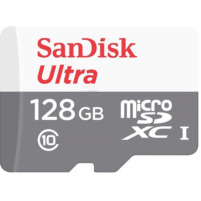 карта памяти micro SDXC 128Gb Sandisk Class 10 UHS-I (SDSQUNR-128G-GN3MN)