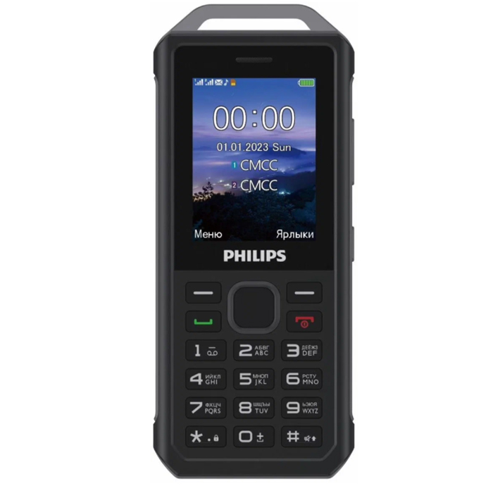 Телефон Philips Xenium E2317 тёмно-серый  CTE2317DG/00