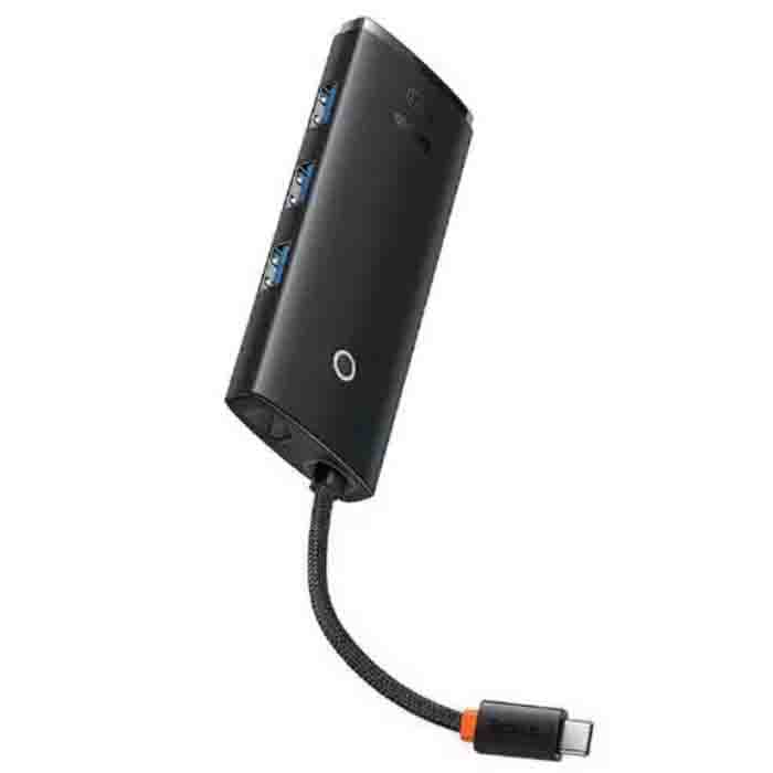 Концентратор USB-C--> 3xUSB3.0, HDMI, PD, SD Baseus Lite Series Series 5-in-1 WKQX080201