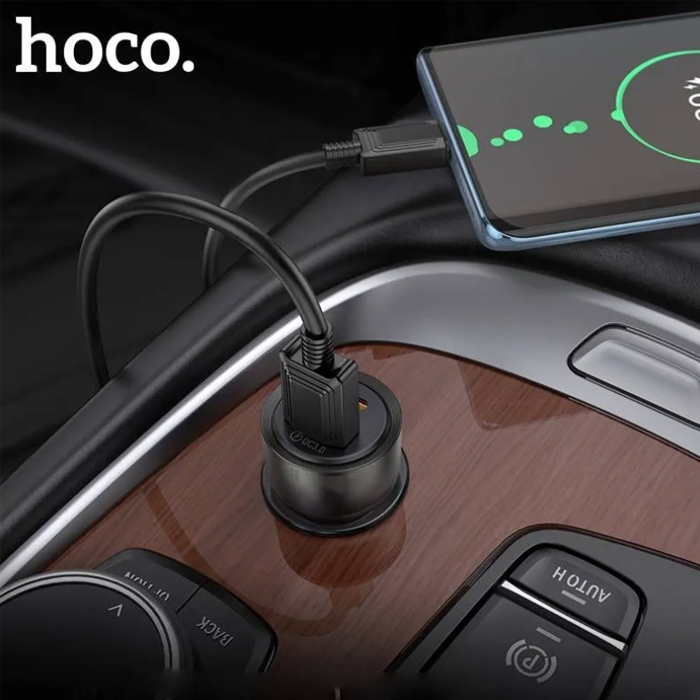 эмулятор питания USB в автомобиль - Hoco  Z52, black