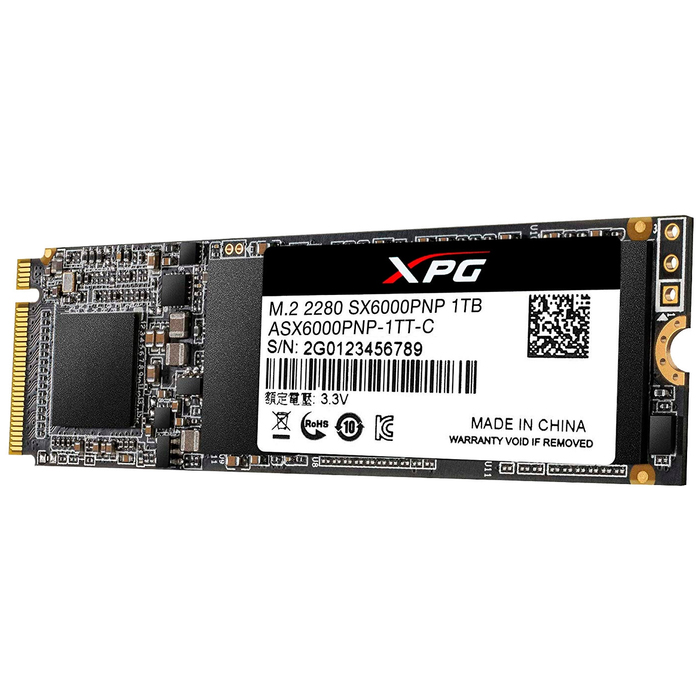 Твердотельный накопитель ADATA 1024 ГБ M.2 ASX6000PNP-1TT-C