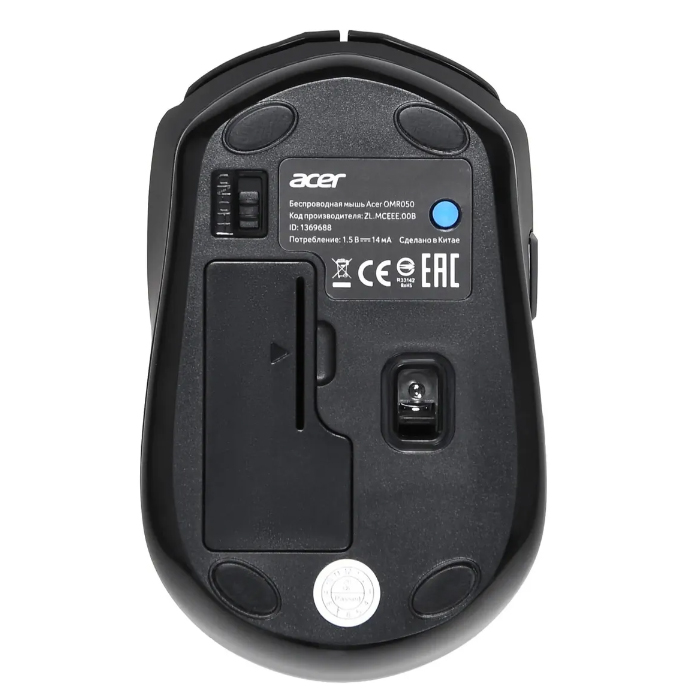 мышь беспроводная/Bluetooth Acer OMR050 Black (ZL.MCEEE.00B) Black