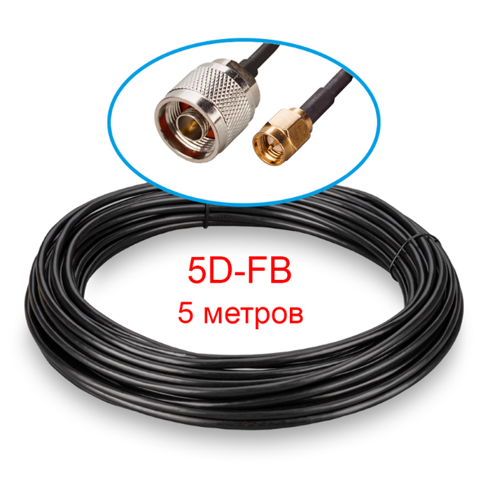 Kroks кабельная сборка 5D-FB CU N(male) - SMA(male) 5 метров