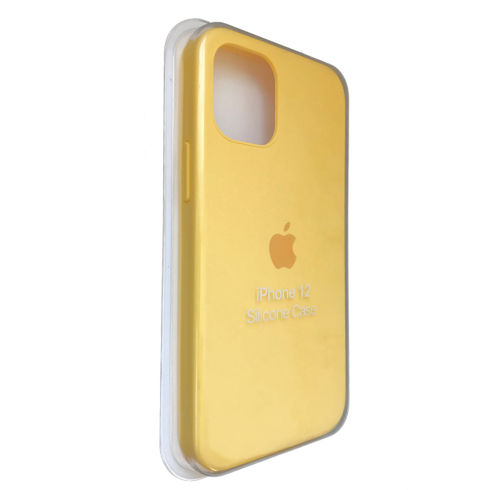 накладка для iPhone 12 mini Silicone Case (Желтый)