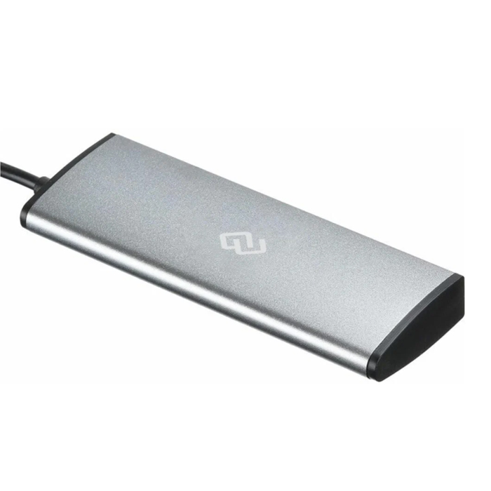 USB-type C концентратор Digma, 4 порта, USB 3.0 (HUB-4U2.0-UC-DS) Silver