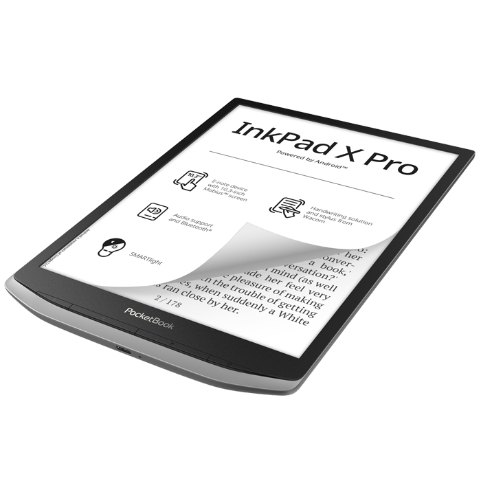 Электронная книга PocketBook Ink Pad X Pro Mist Grey (PB1040D-M-WW)