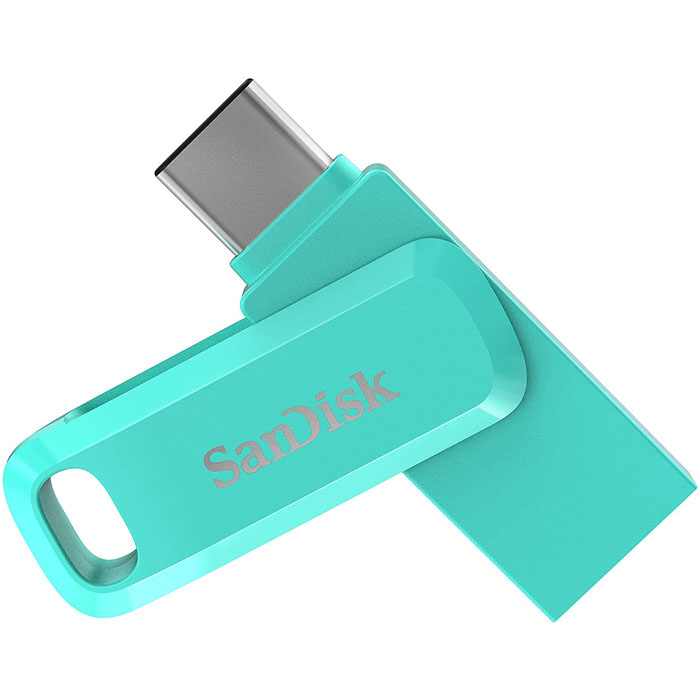 флеш накопитель 128Gb SanDisk Dual Drive Go USB Type-C (SDDDC3-128G-G46NB) blue