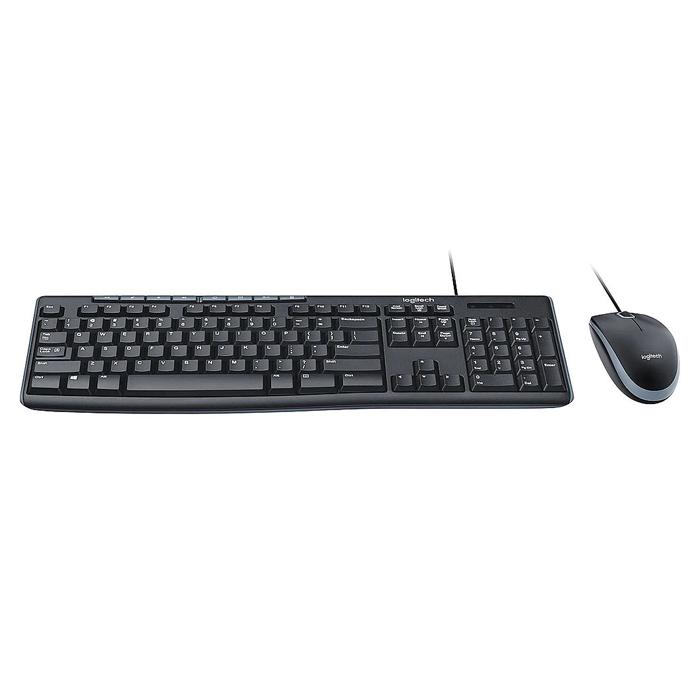 комплект клавиатура и мышь Logitech Desktop MK200 (920-002694) USB