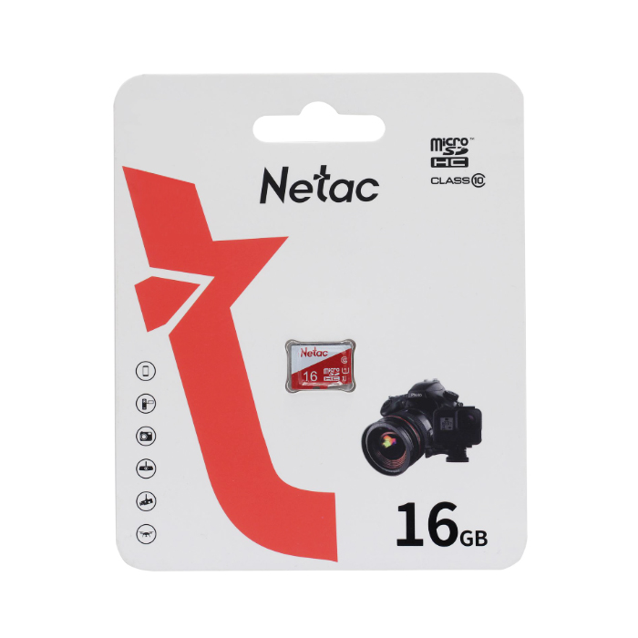 карта памяти micro SDHC 16Gb Netac P500 Standard Class 10 UHS-I (NT02P500ECO-016G-S)