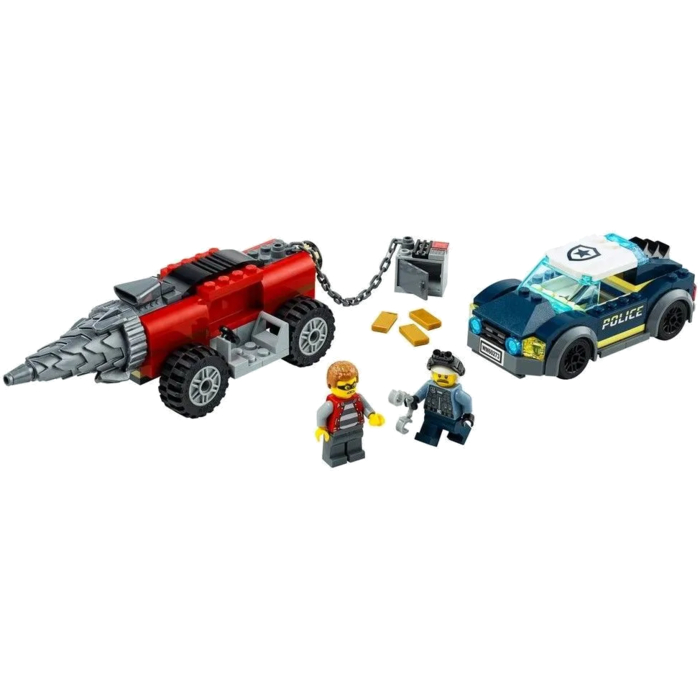 Конструктор LEGO City 60273 Полицейская погоня за бурильщиком