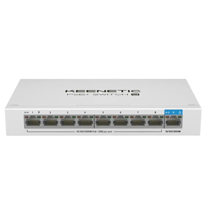 Keenetic коммутатор PoE+ Switch 9 (KN-4710)