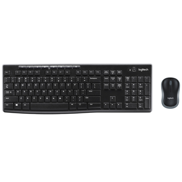 комплект беспроводной клавиатура и мышь Logitech Cordless Desktop MK270 (920-004518)