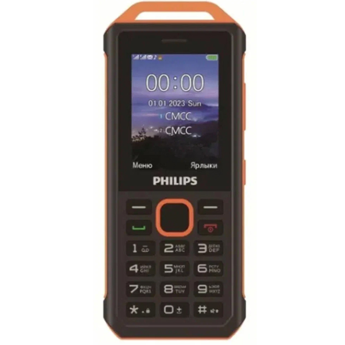 Телефон Philips Xenium E2317 желтый  CTE2317DG/00