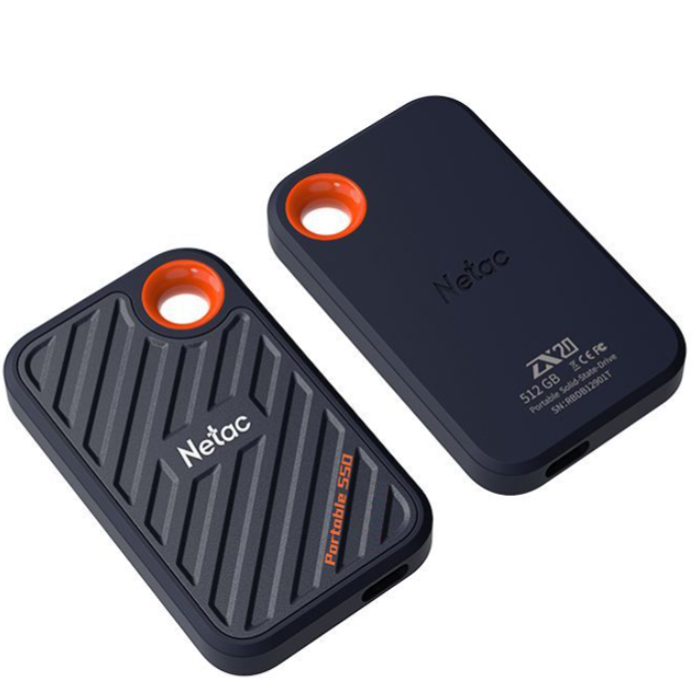 внешний SSD накопитель Netac ZX20 1Tb, USB 3.2 Gen 2 (NT01ZX20-001T-32BL)