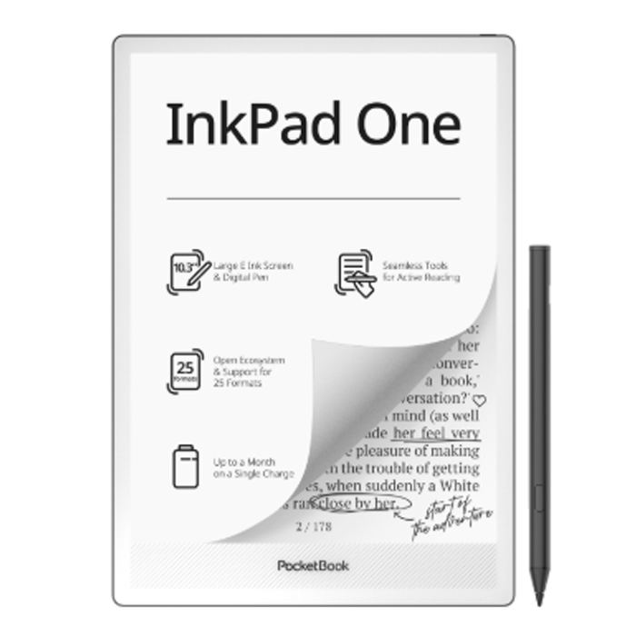 Электронная книга PocketBook InkPad One Matte Black (PB1030-8-WW)