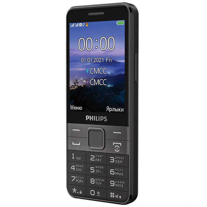 Телефон Philips Xenium E590 (Black) 867000176127