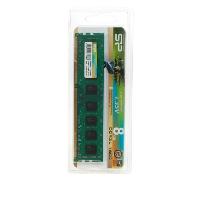 Модуль памяти 8Gb DDR3L PC12800 (1600MHz) Silicon Power 1,35V SP008GLLTU160N02