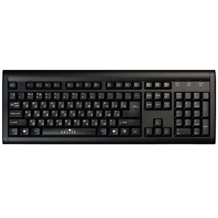 клавиатура Oklick 120M USB (Black)