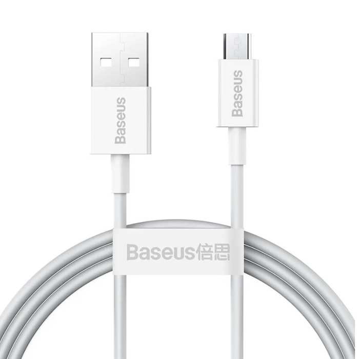 Micro USB - кабель 2.0m 2.0A Белый. Baseus Superior Fast (Белый). CAMYS-A02