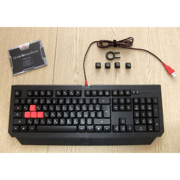 клавиатура A4tech Bloody B120N LED USB (Black)