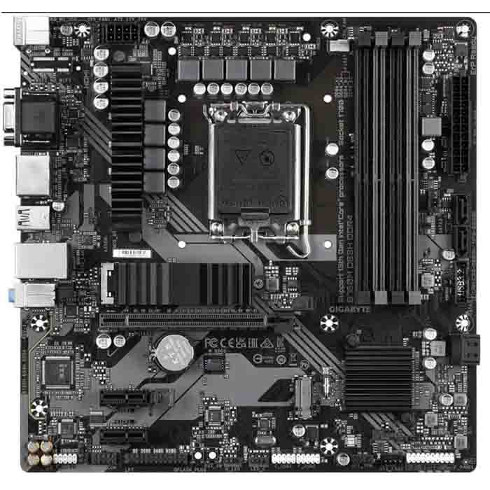 Материнская плата GigaByte B760M DS3H (mATX) DDR4 x4/ SATA x4/M.2x2/ PCI-E*16 x1,PCI-E x2 / USB x5