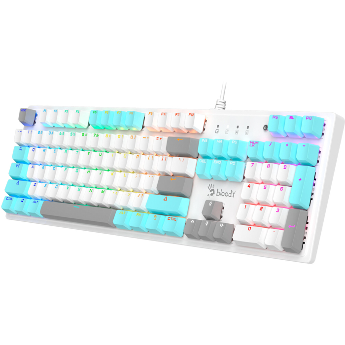 клавиатура A4tech Bloody S510N LED USB (ICY WHITE)
